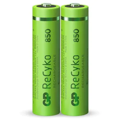 GP chargeur de base USB + GP 850 ReCyko pile rechargeable AAA / HR03 Ni-Mh  (4 pièces) GP