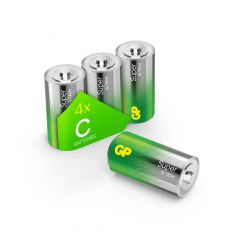 C Baby Batterie GP Alkaline Ultra 1,5V 4 Stück