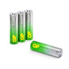 AA Batterie GP Alkaline Super 1,5V 4 Stück
