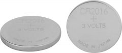 Lithium Knopfzelle CR2016 - 2 Batterien