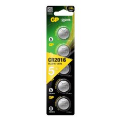 Lithium Knopfzelle CR2016 - 5 Batterien