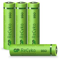 AAA Akku GP NiMH 950 mAh ReCyko 1,2V 4 Stück