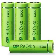 AA Akku GP NiMH 1300 mAh ReCyko 1,2V 4 Stück