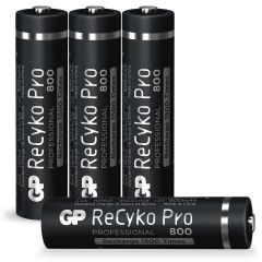 AAA Akku GP NiMH 800 mAh ReCyko Pro 1,2V 4 Stück