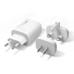 Steckerlader GP 20W PD 2 USB-Anschlüsse Type A&C Incl. internationale Stecker