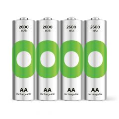 AA Akku GP NiMH 2600 mAh RECYKO 1,2V 4 Stück
