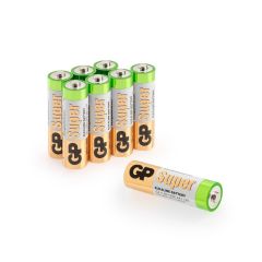 Alkaline Super AA - 8 Batterien