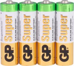 Super Alkaline AA - 4 Batterien