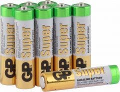 Super Alkaline AAA - 8 Batterien