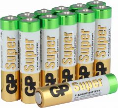 Super Alkaline AAA - 12 Batterien
